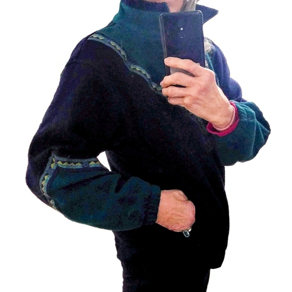 SPINDLE RIVER UNISEX FLEECE 1/4 ZIP PULLOVER - Picture 2 of 8